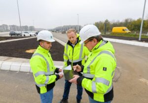 Als Nachunternehmer war Blömen VuS an der Rastanlage Hochmoor mit unterschiedlichen Lösungen für die Verkehrssicherheit beteiligt. 